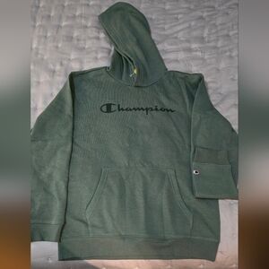 Champion Olive Green Boy's Hoodie